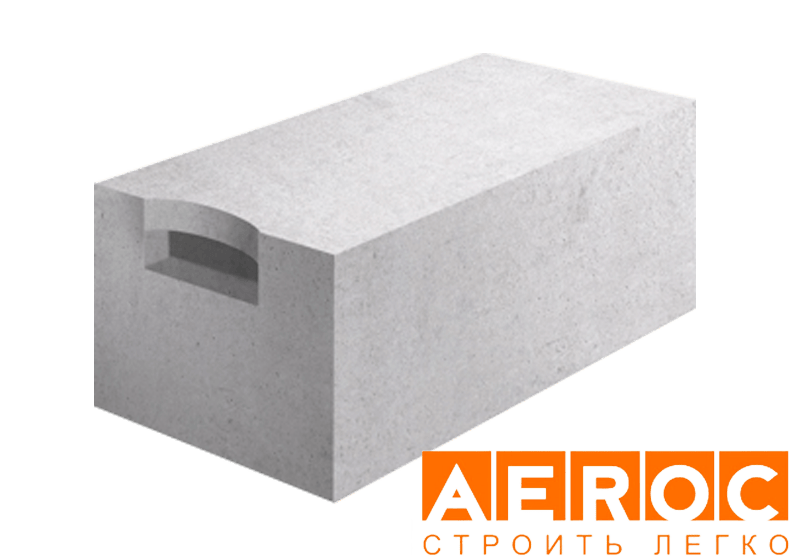 Газобетон Aeroc D400 250х250х625 мм